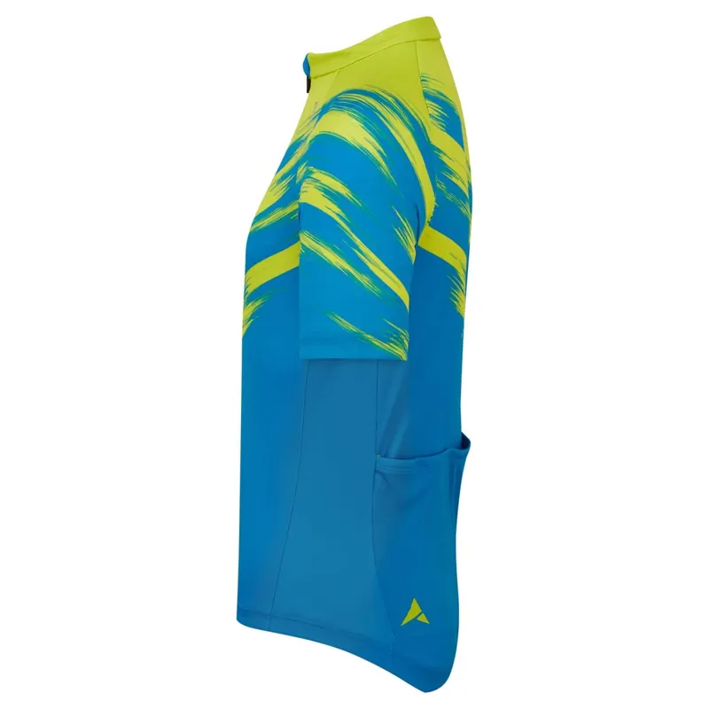 Altura Kids Airstream Short Sleeve Jersey Blue/Lime-1